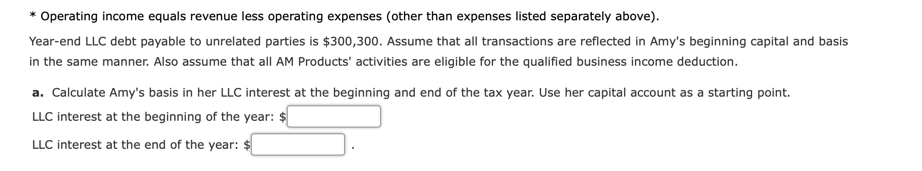 equally in the profits, losses, and capital of the accrual basis AM