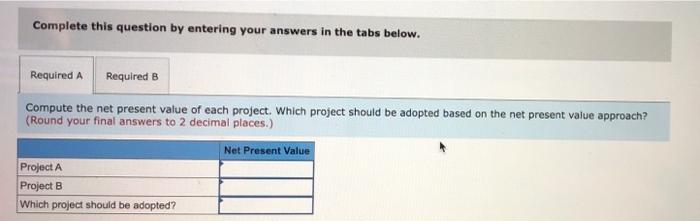 16-19A (Algo) Using net present value and internal rate of return to