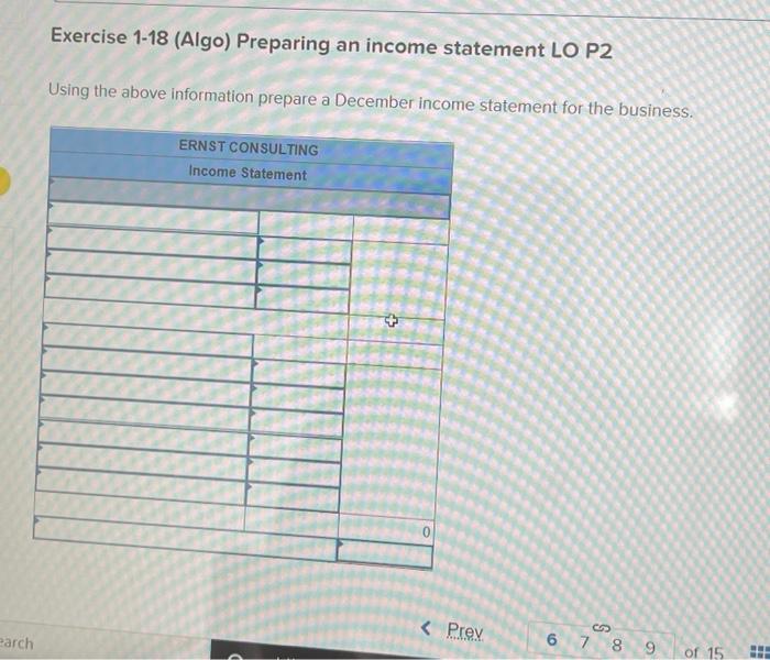 The following information applies to the questions displayed below.) On December 1,