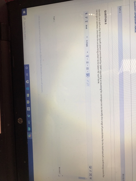  Question Completion Status: Words Pathip QUESTIONS Identify and define the three