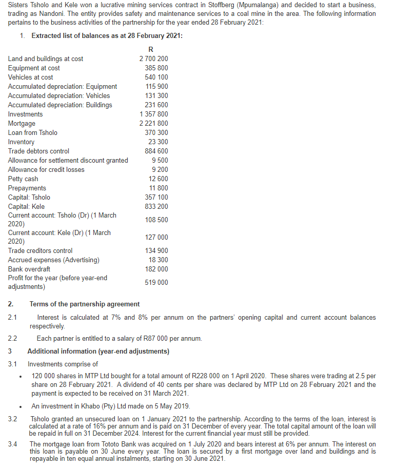  QUESTION 4 Which alternative represents the correct amount for investments under