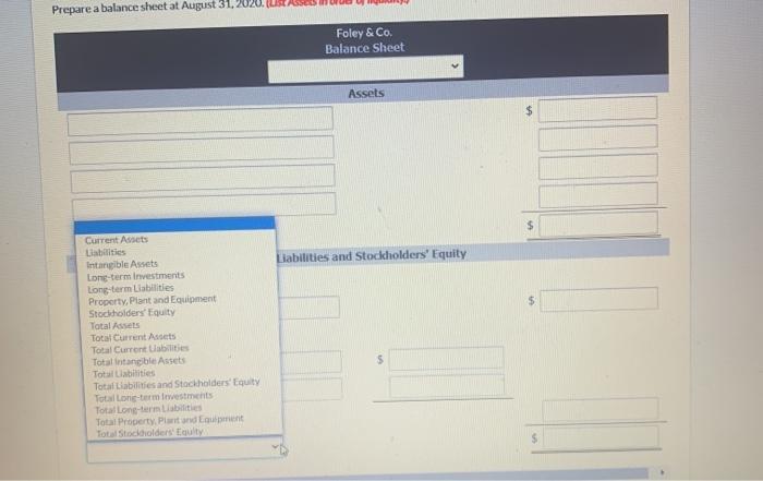 Ended August 31, 2020 For the Month Ended Abist 31, 2020 e