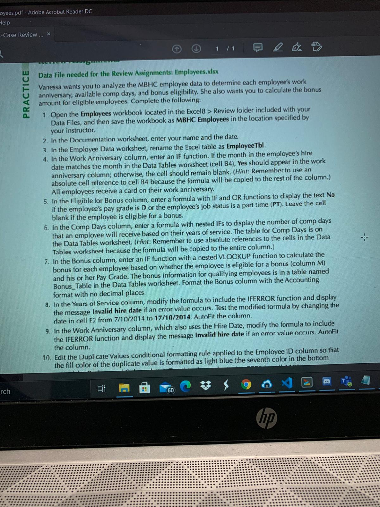  oyees.pdf - Adobe Acrobat Reader DC Help --Case Review ... x