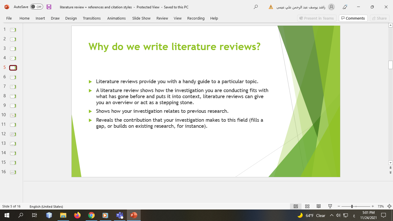 A 4 File Home Insert Draw Design Transitions Animations Slide Show Review