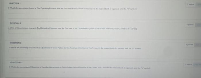  QUESTION 1 QUESTIONS QUESTIONS QUESTION Current Year Prior Year ASSETS Current