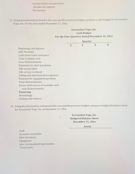 four criteria that were most important to him 1. He wanted to