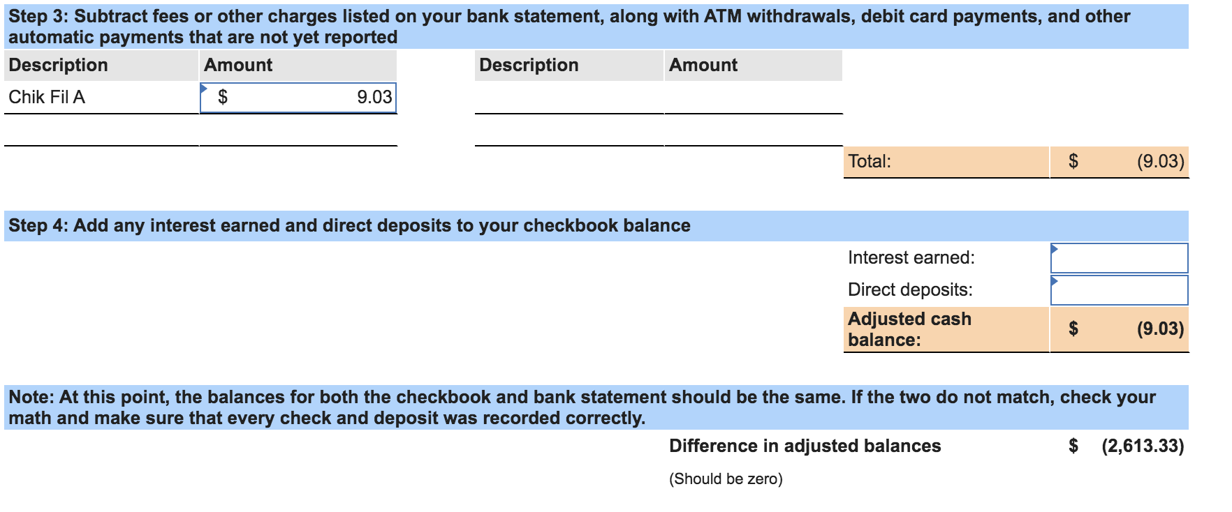 a bakery clerk, has been sticking to her budget the past two