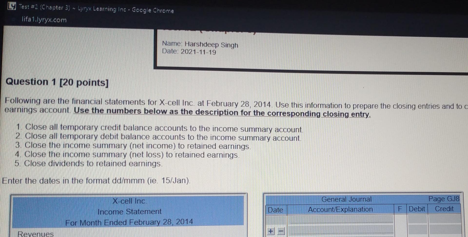 Old MathJax webview Test #2 (Chapter 3) - Lyryx Learning Inc -