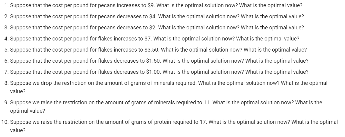 go along with the sensitivity report. Thank you No. Row name St