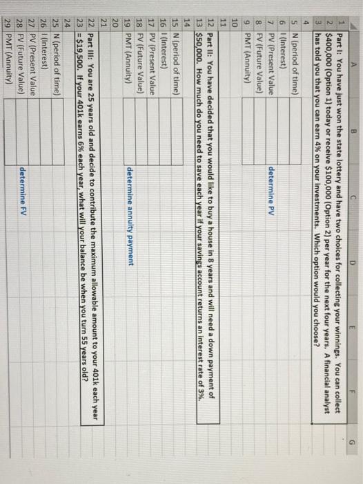 how would I solve this? B D 1 Part 1: You have
