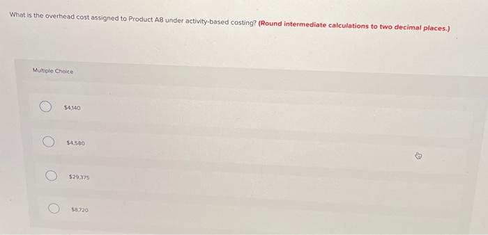 costs to products. In the first stage, two overhead costs-equipment depreciation and