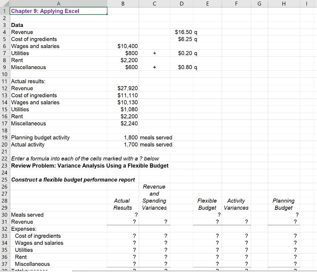 PLEASE SHOW ME THE EXCEL STEPS .. SO I CAN DO