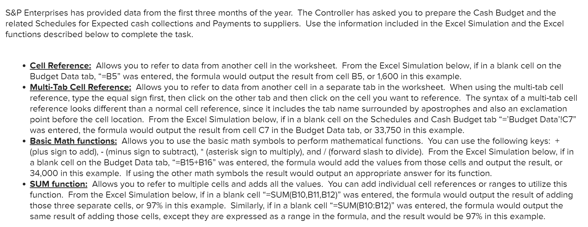 S&P Enterprises has provided data from the first three months of the