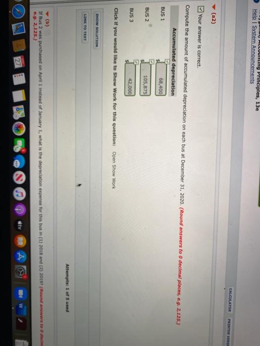 In recent years, Riverbed Transportation purchased three used buses. Because of frequent