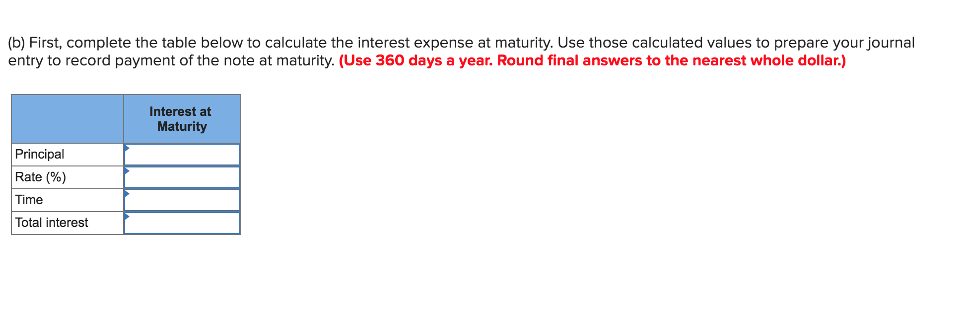 1. On what date does this note mature? October 11, 2017 October