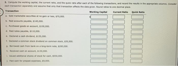 current position of Lucroy Industries Inc. are as follows: Cash $415,000 Marketable