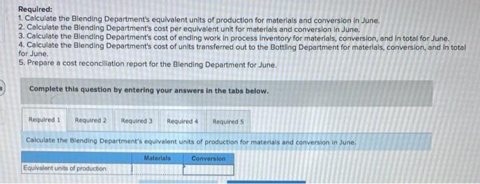 Anthony Faucl Ltd uses the weighted average method in its process costing