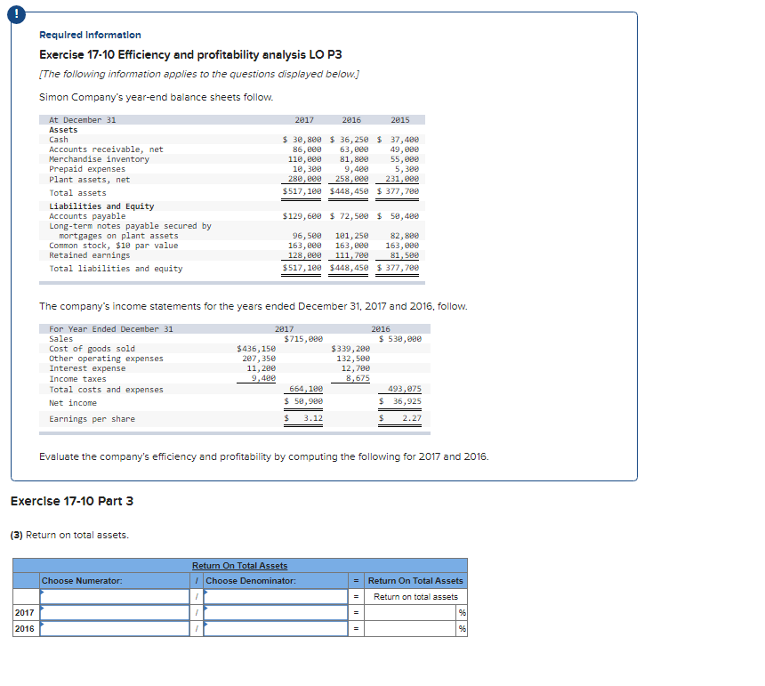 sheets follow. 2017 2016 2015 At December 31 Assets Cash Accounts receivable,