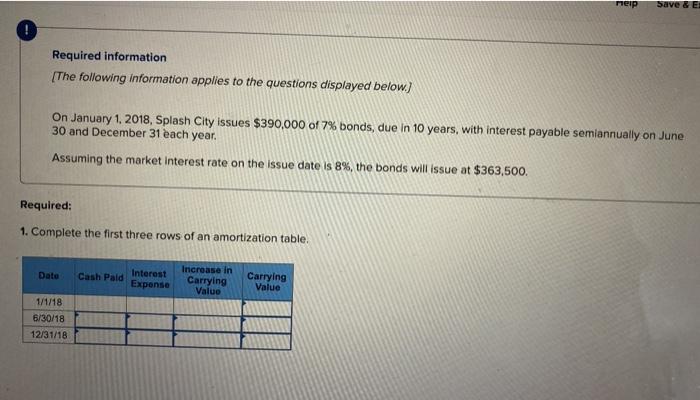  meip Save & E ! Required information [The following information applies