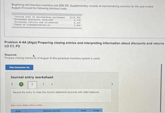 (Algo) [The following information applies to the questions displayed below.) Valley Company's