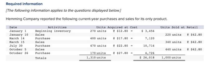  Please show work and explain how you got each number from.