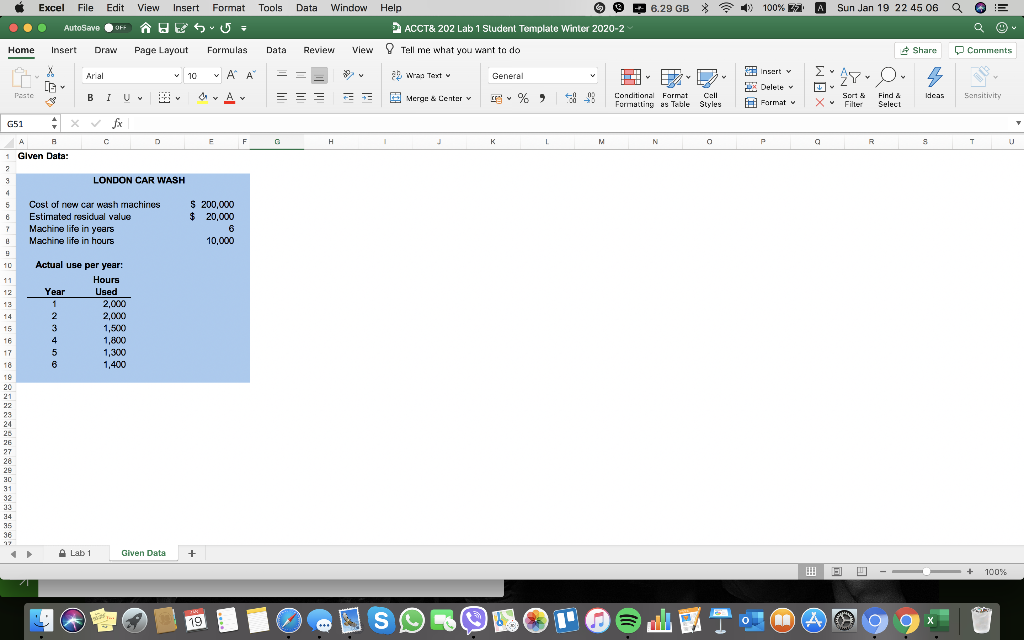  Tools Data Window 100% 22 A Sun Jan 19 22 45
