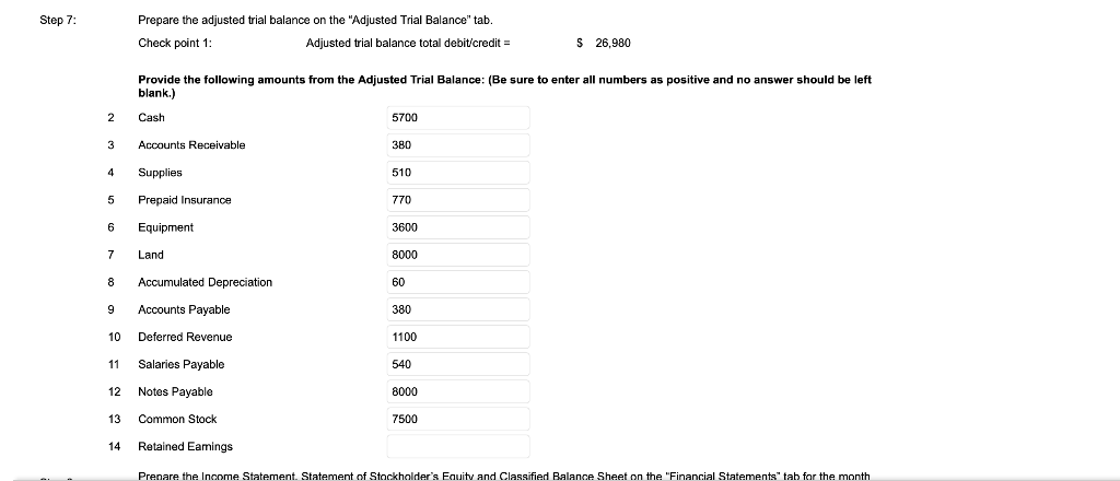 Journal Tab in the excel template file "Accounting Cycle Excel Template.xlsx". Use