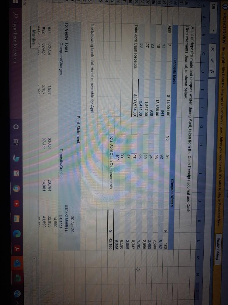 PROTECTED VIEW Be careful files from the Internet can contain viruses. Unless