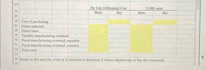 be in excel formula *******please dont give me answers i cant see