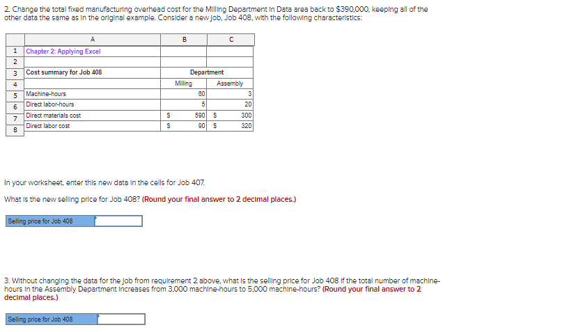 Rates Step 1: Calculate the estimated total manufacturing overhead cost for each