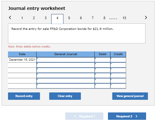 months of 2021. gains from selling trading securities totaled $4 million, losses