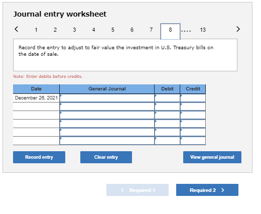 first week of 2022. The company's fiscal year ends on December 31.