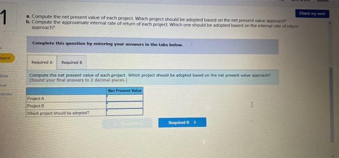 return to evaluate investment opportunities LO 16-2, 16-3 5 points Dwight Donovan,