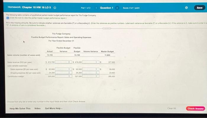  Homework Chapter 10 HW 18 LO 5 O Part 1 of
