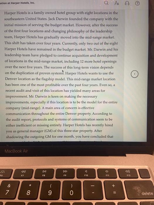 please type the answer First, read and analyze the case study, Communication