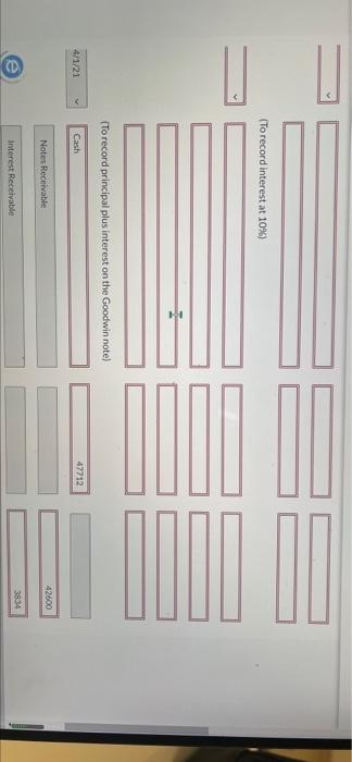 1 mte of a aca*mt receivable. Loaned cash to Sum-nix. on 9.