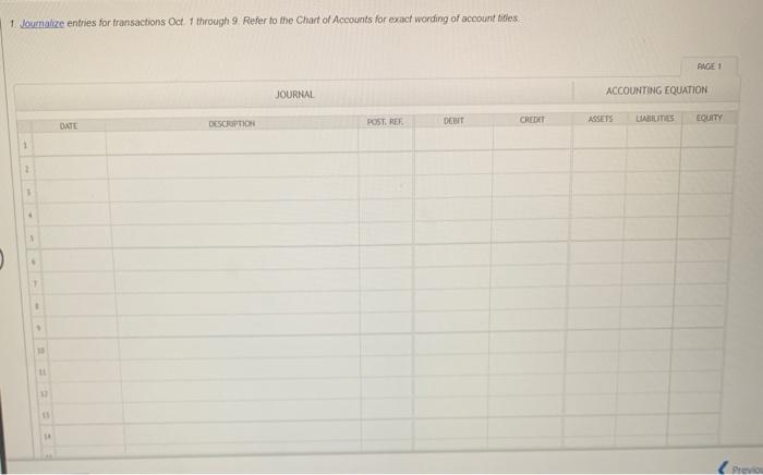 month Oct 1 2 3 4 Jay Crowley transferred cash from a