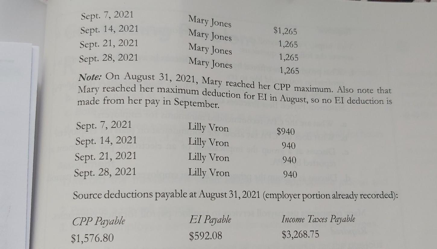 only. P11-5C. This comprehensive problem will aid in putting the pieces of