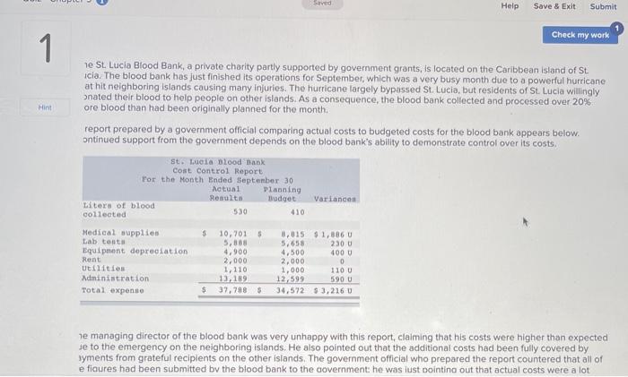 chapter 9 number 1 number 2 req 1 req2 Saved Help Save
