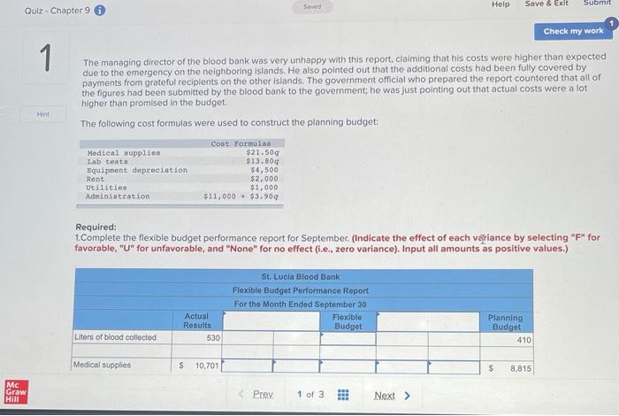& Exit Submit Check my work 1 Hint he St. Lucia Blood