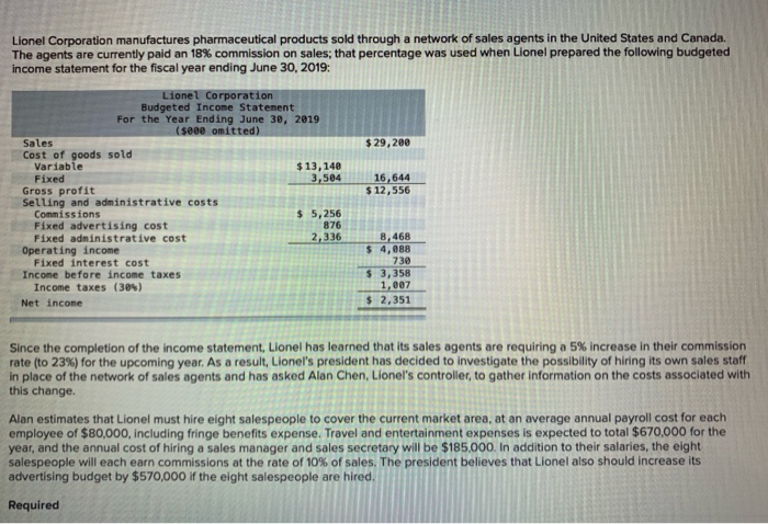  options to put in the statement is contribution margin, cost of