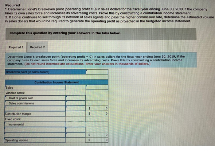 goods sold, depreciation, existing, incremental, insurance, interest expenses, sales, sales, sales commissions