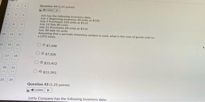 $80,000 16 17 18 4) $90,400 19 20 21 Question 75 (1.25