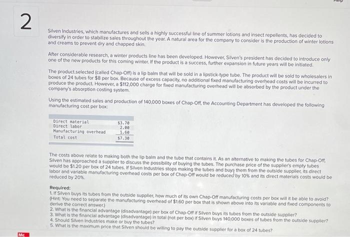 chapter 13 question 2 req 1 req 2 req 3 req 4