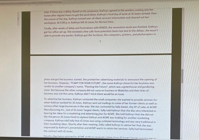 which outlines her hours, her position, her salary and the required notice