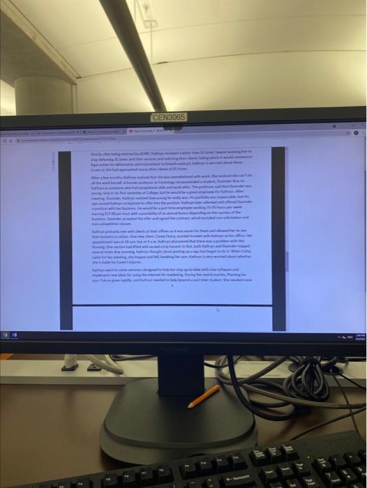 for leaving, which is two weeks. At the time she was hired,