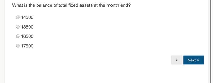 of Oct. 31, 2017. The initial chart of accounts for the accounting
