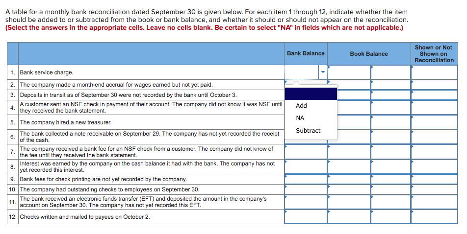 the year-end balance sheet for cash and cash equivalents. 4. Determine whether