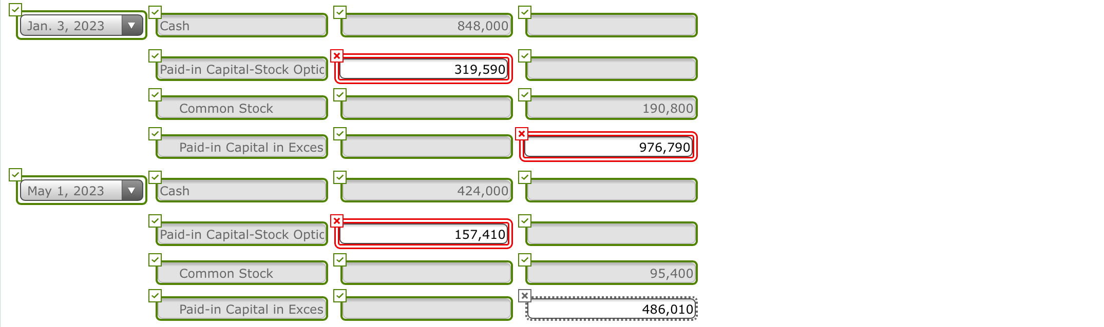 correct. Try again. On November 1, 2020, Sheridan Company adopted a stock-option