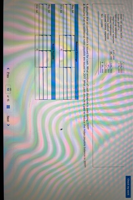 INC. Comparative Balance Sheets December 31, 2017 2017 Assets Cash $ 94,800